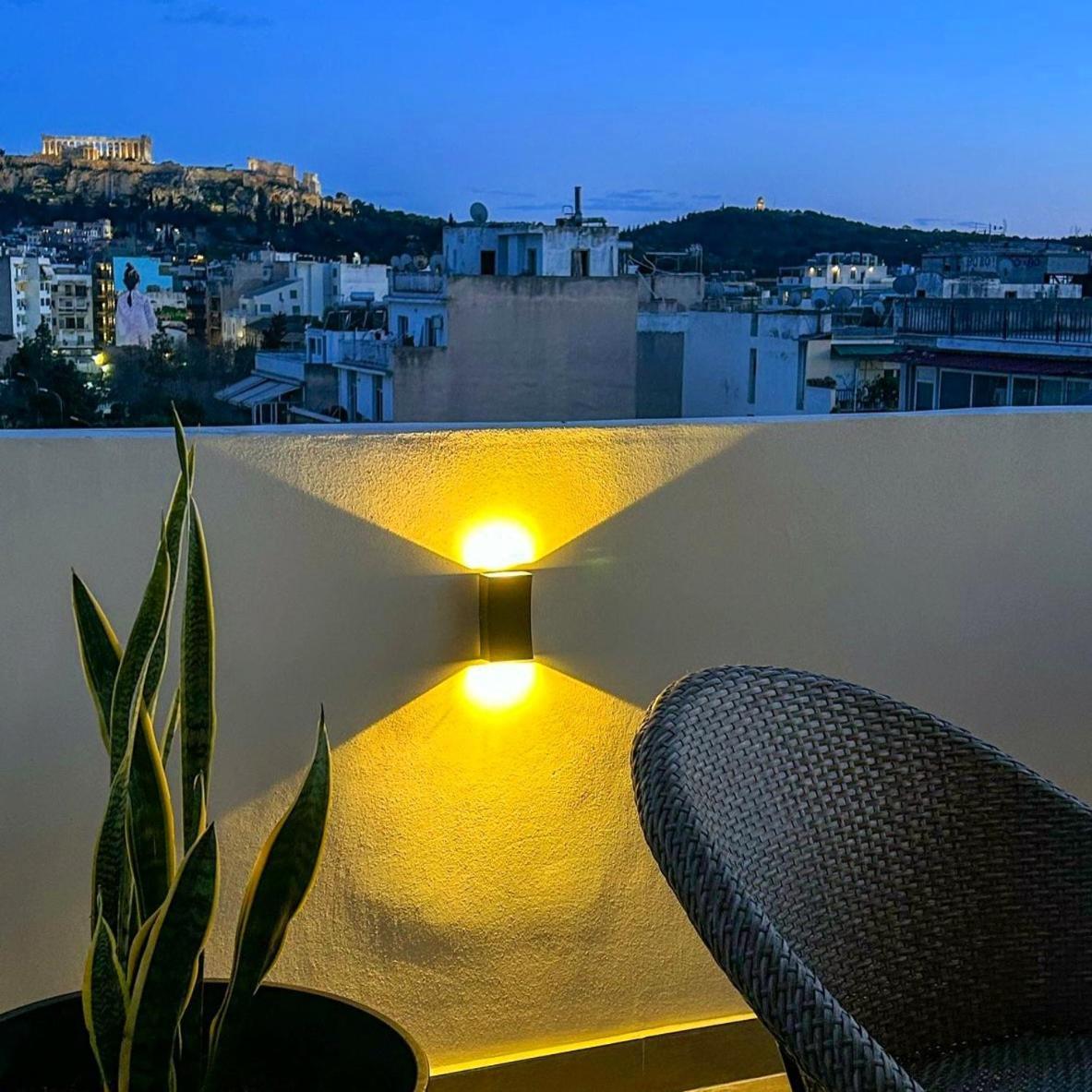 Exquisite Penthouse With Breathtaking Acropolis Panorama View Apartment เอเธนส์ ภายนอก รูปภาพ