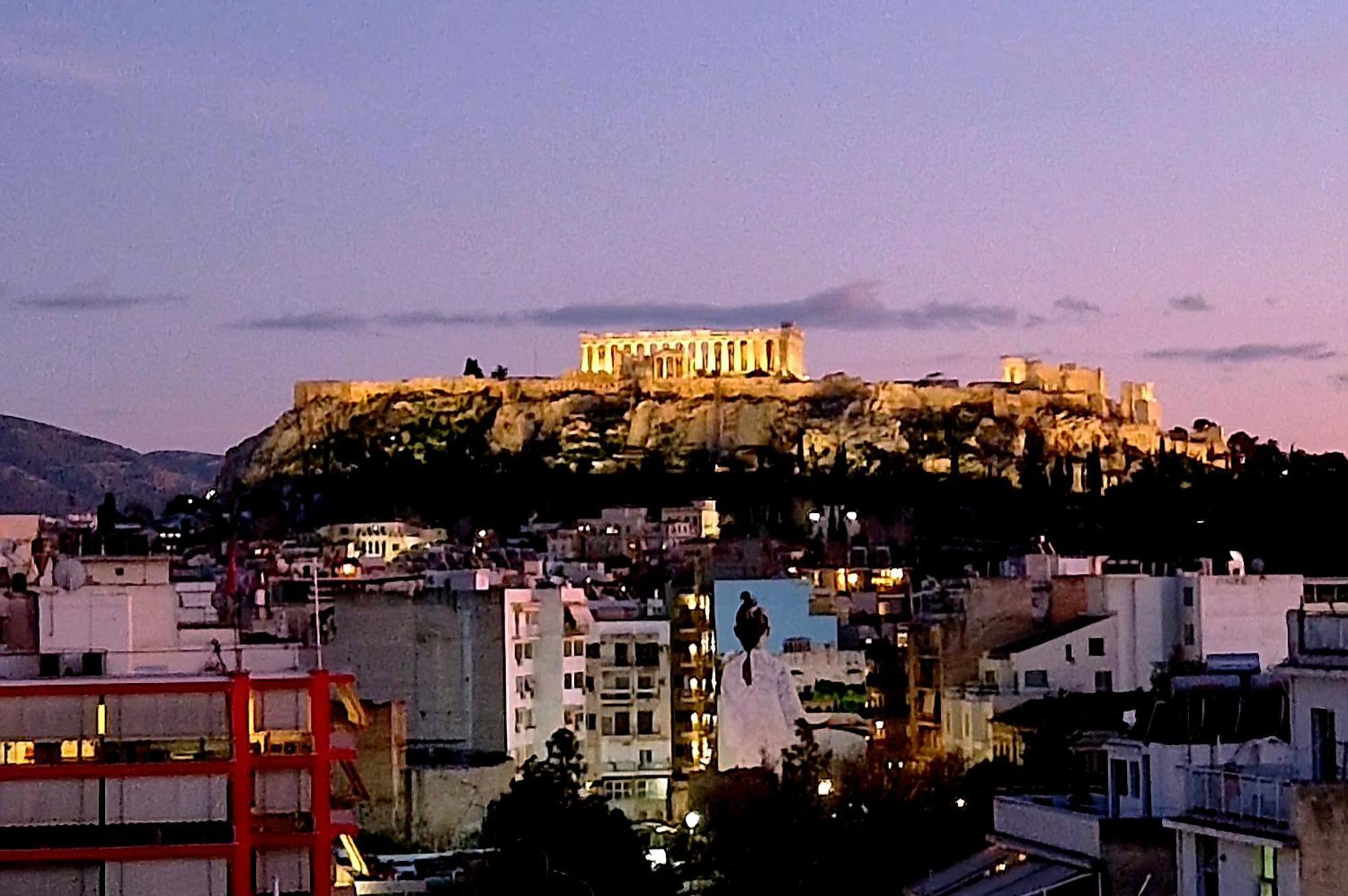 Exquisite Penthouse With Breathtaking Acropolis Panorama View Apartment เอเธนส์ ภายนอก รูปภาพ